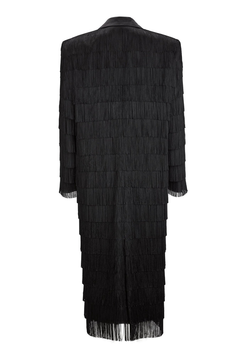 CLOE FRINGE COAT - Judy Sanderson