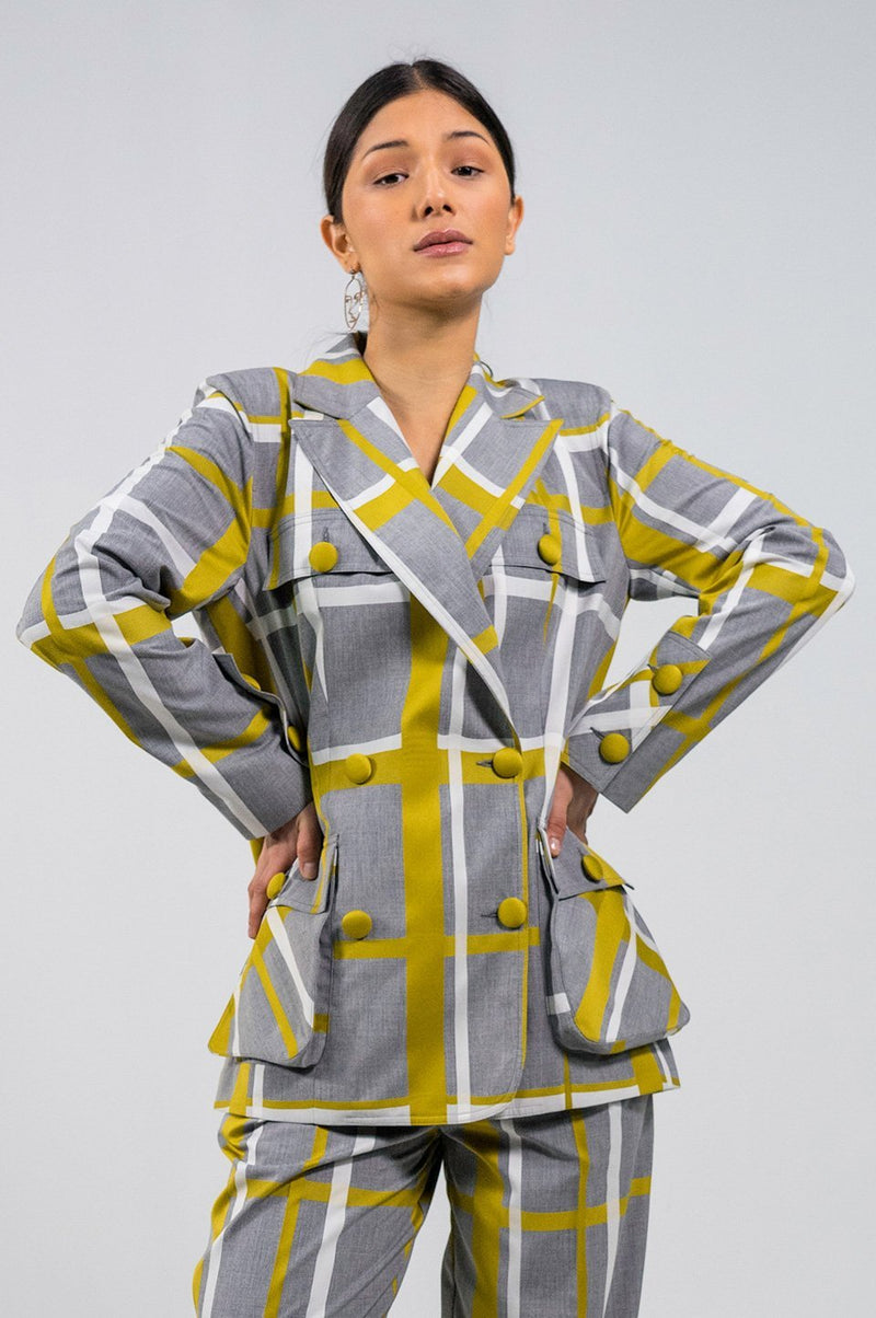 Evelyn Tailored double-breasted Blazer - Judy Sanderson