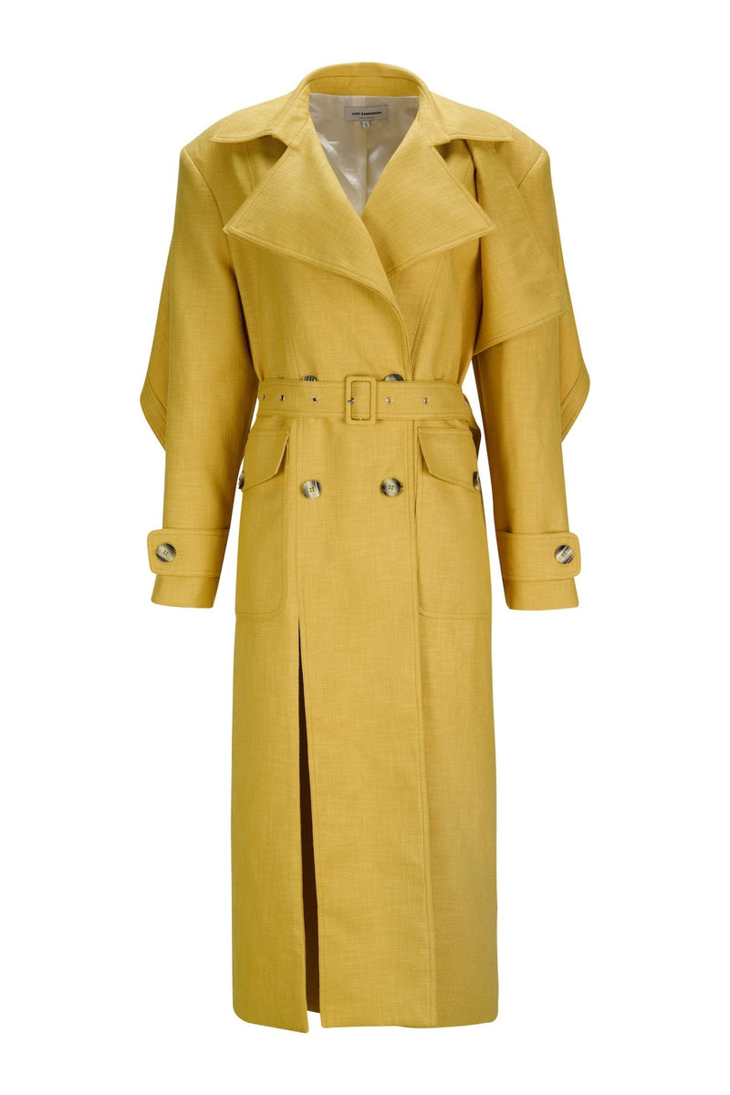 GAIL DOUBLE BREASTED TRENCH COAT - Judy Sanderson