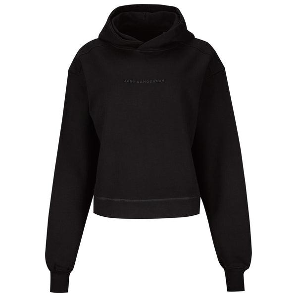 JUDY SANDERSON BLACK CROPPED HOODIE - Judy Sanderson