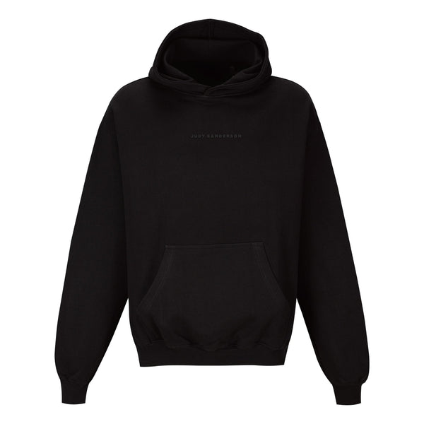 JUDY SANDERSON BLACK OVERSIZED HOODIE UNISEX - Judy Sanderson