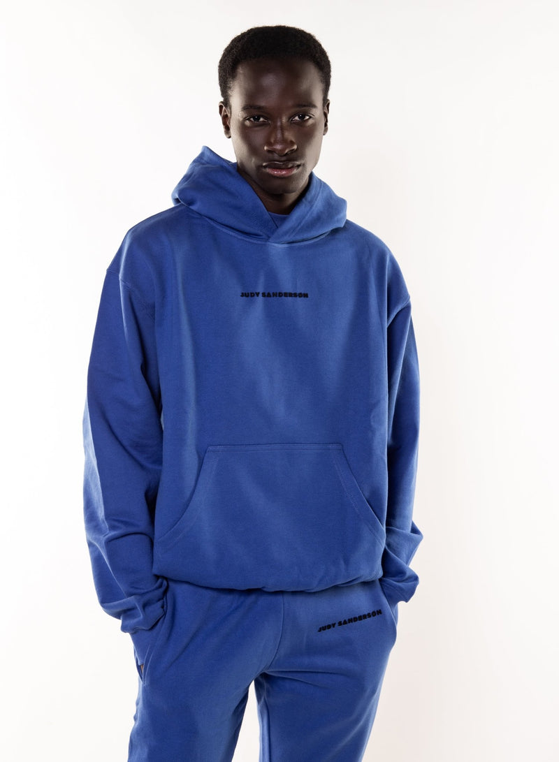 JUDY SANDERSON BLUE OVERSIZED HOODIE UNISEX - Judy Sanderson