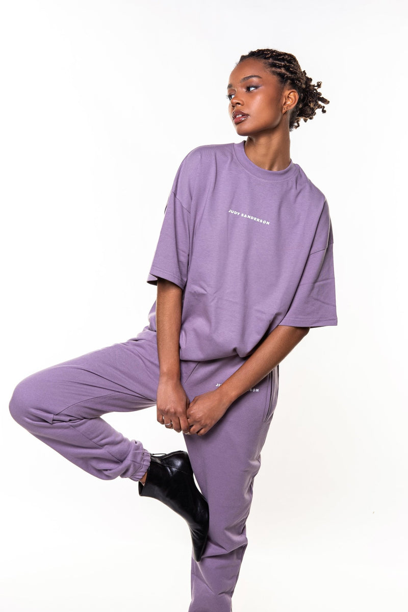 JUDY SANDERSON PURPLE OVERSIZE FIT T-SHIRT - Judy Sanderson