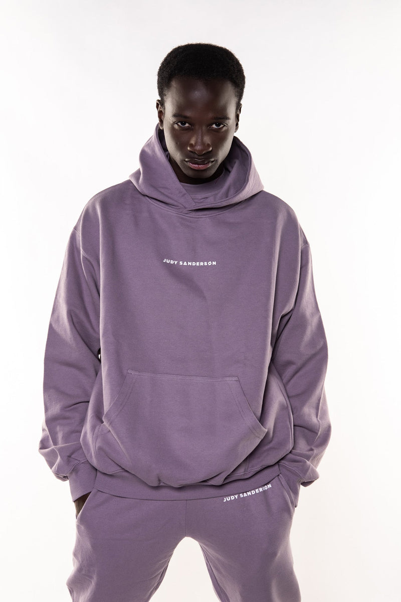 JUDY SANDERSON PURPLE OVERSIZED HOODIE UNISEX - Judy Sanderson