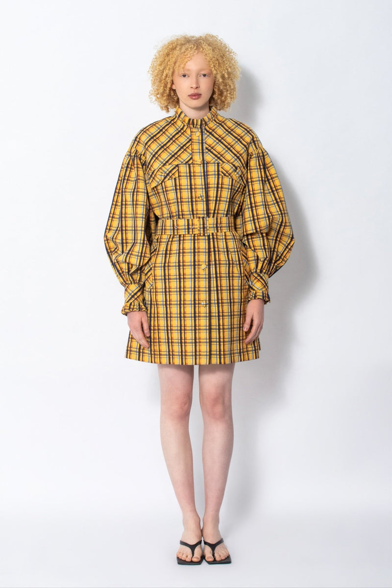 Makwerhu cotton mini dress - Judy Sanderson