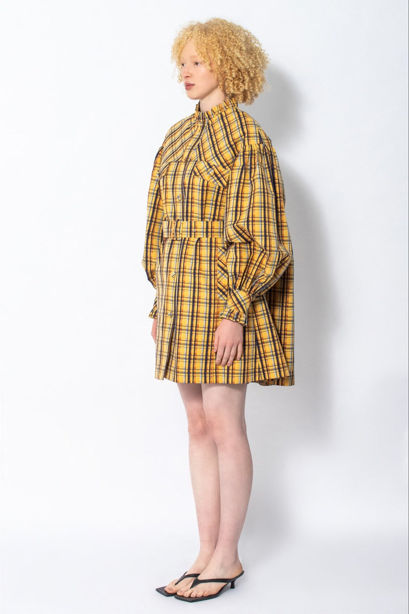 Makwerhu cotton mini dress - Judy Sanderson