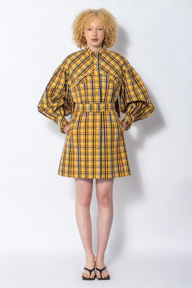 Makwerhu cotton mini dress - Judy Sanderson