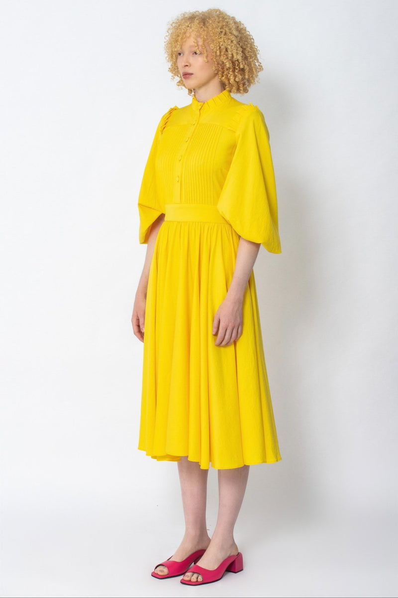 Maseve open back viscose midi dress - Judy Sanderson