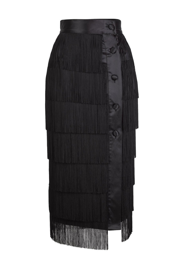 NILA fringe skirt - Judy Sanderson