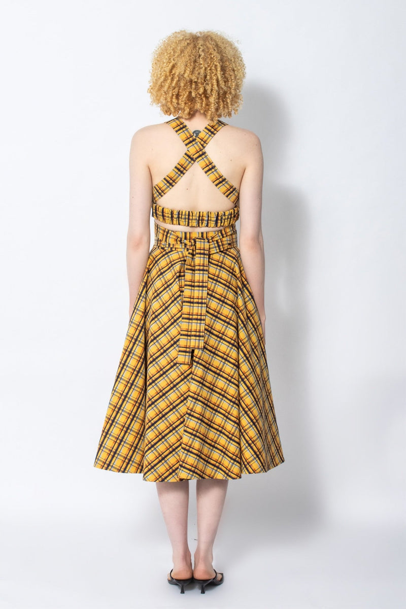 Nsuku cotton trench skirt - Judy Sanderson
