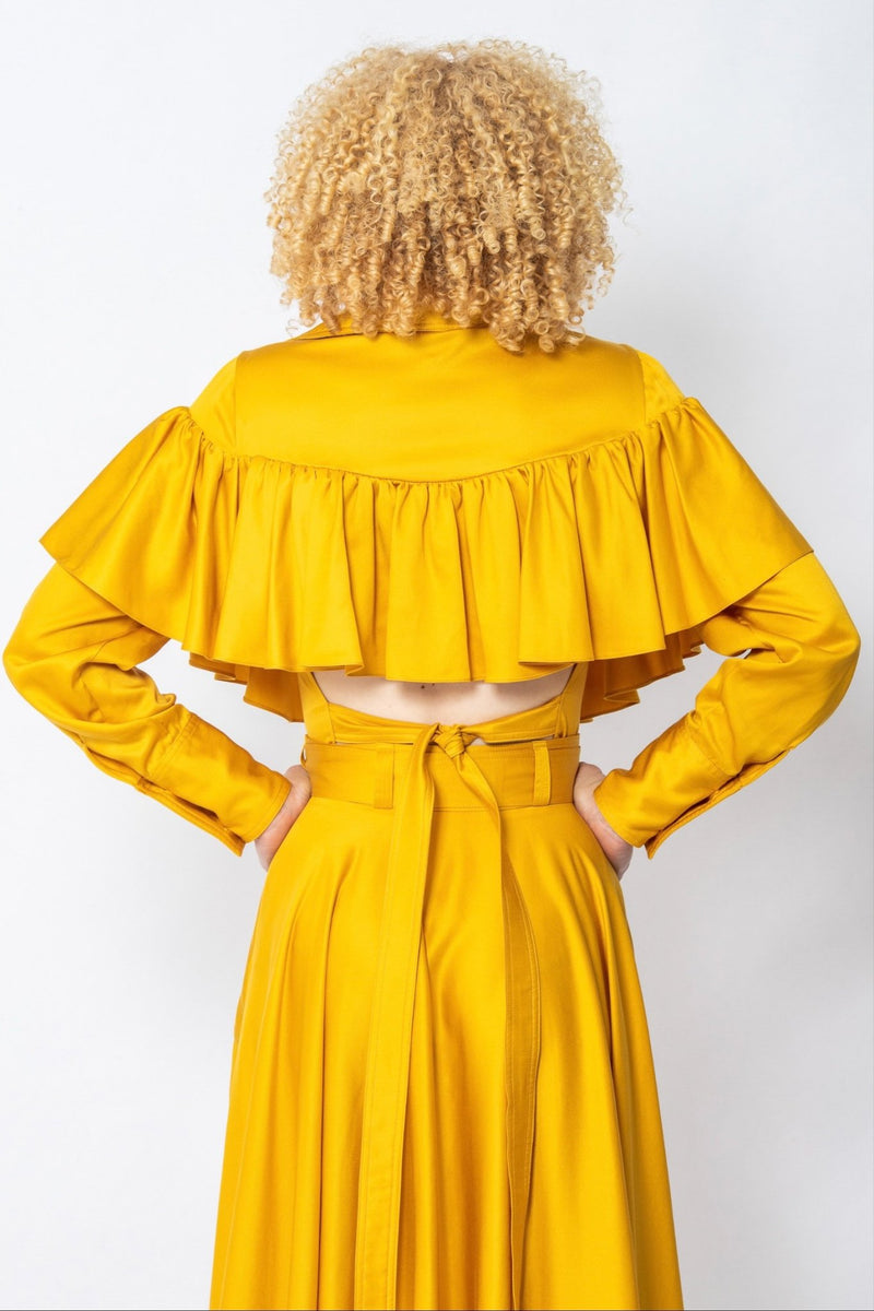 Nsuku lyocell trench skirt - Judy Sanderson