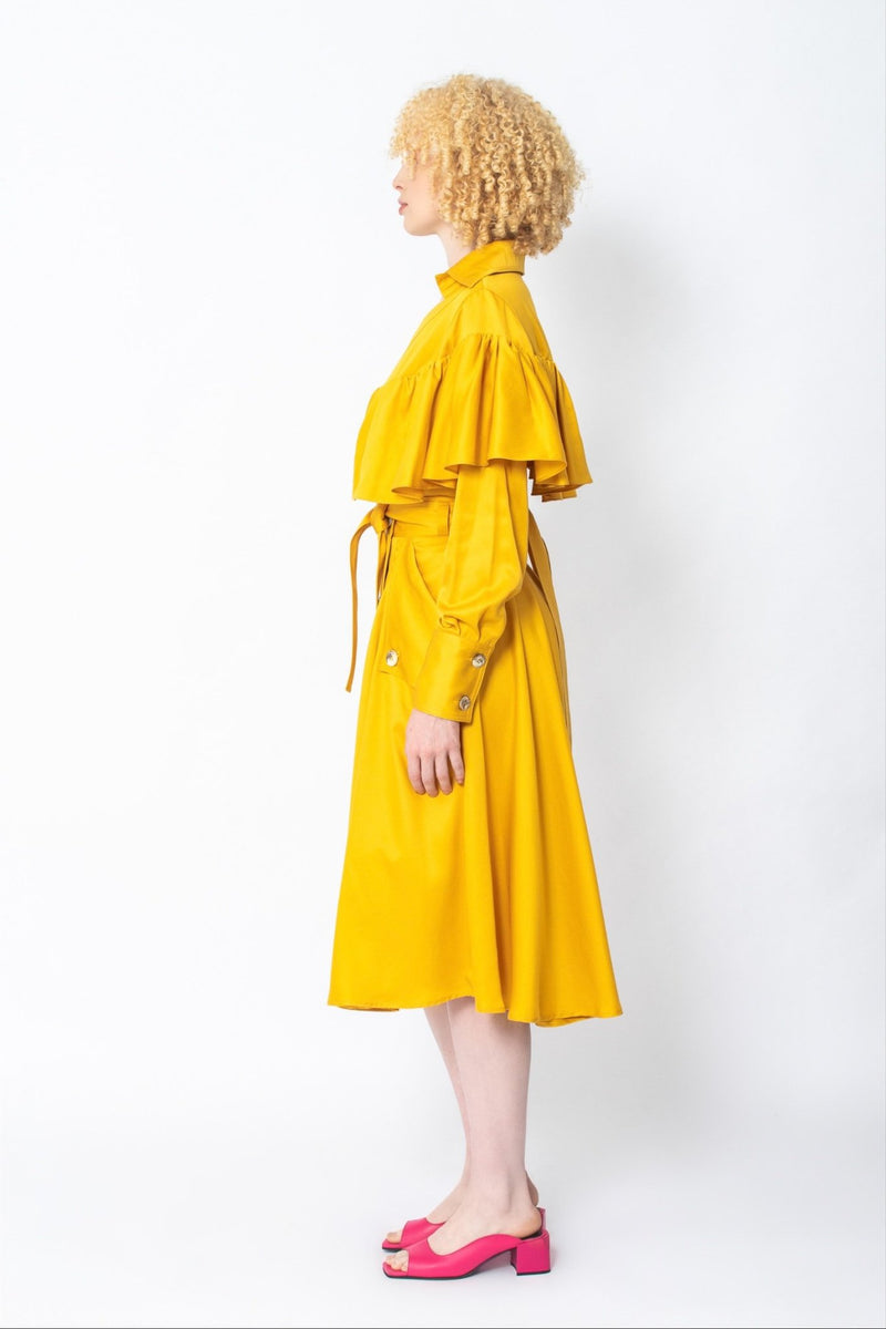 Nsuku lyocell trench skirt - Judy Sanderson