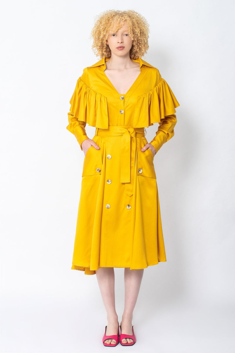 Nsuku lyocell trench skirt - Judy Sanderson