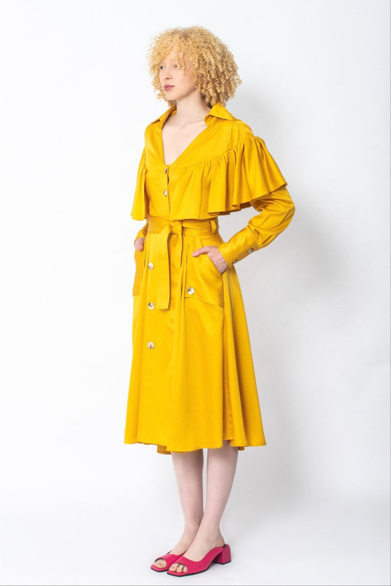 Nsuku lyocell trench skirt - Judy Sanderson