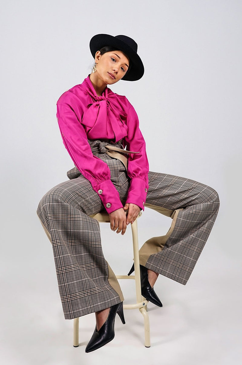 Nwajongweni high-rise wide-leg Pants - Judy Sanderson