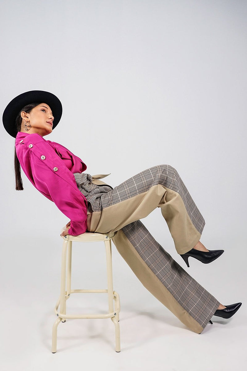 Nwajongweni high-rise wide-leg Pants - Judy Sanderson