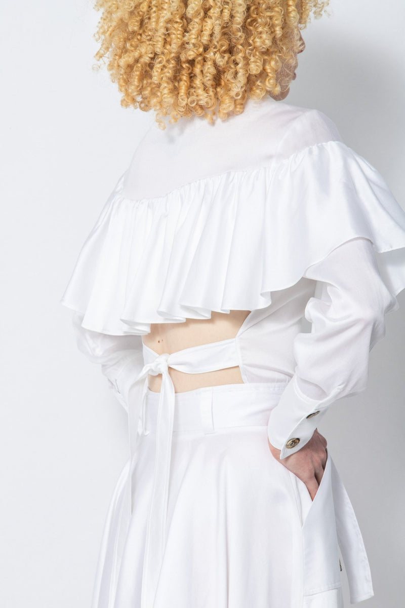 Phaphatani open back shirt - Judy Sanderson