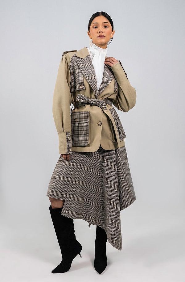 Sophie tie-waist safari jacket - Judy Sanderson