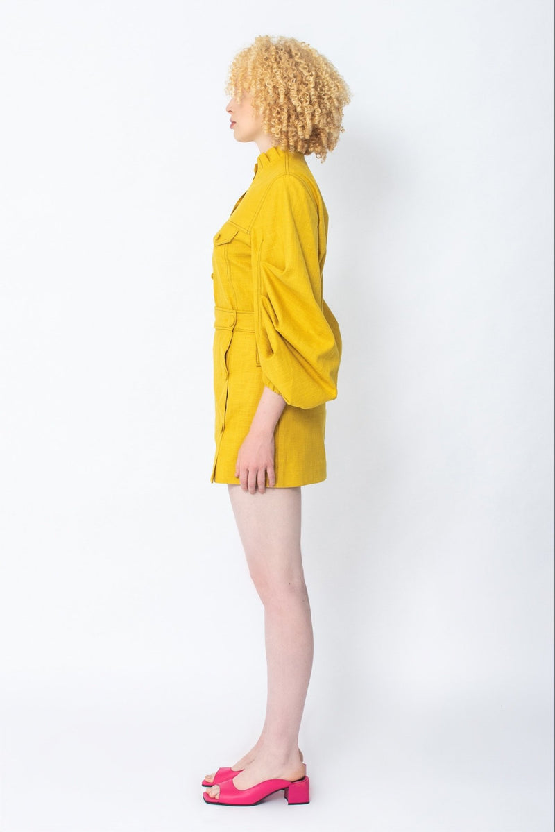 Tsakani preppy cotton ruched shirt - Judy Sanderson
