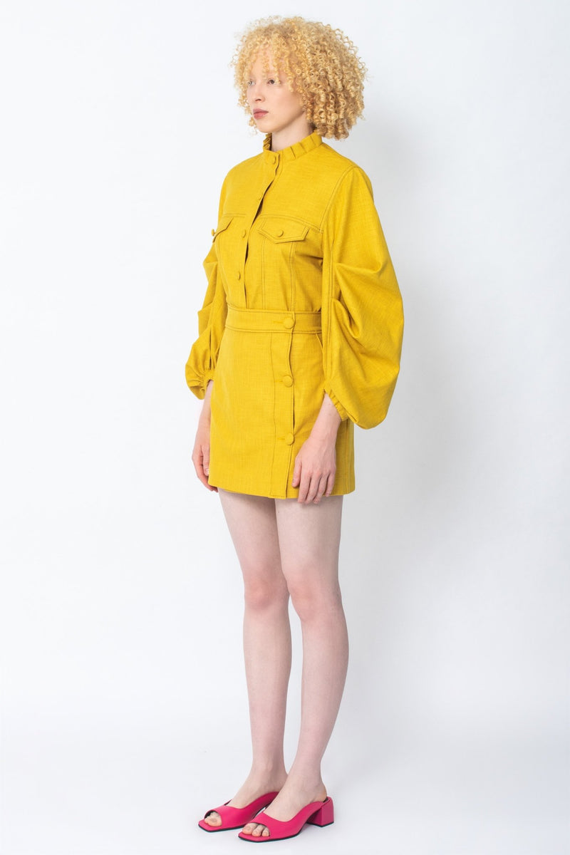 Tsakani preppy cotton ruched shirt - Judy Sanderson