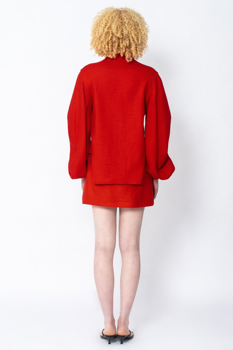 Tsakani preppy cotton ruched shirt - Judy Sanderson