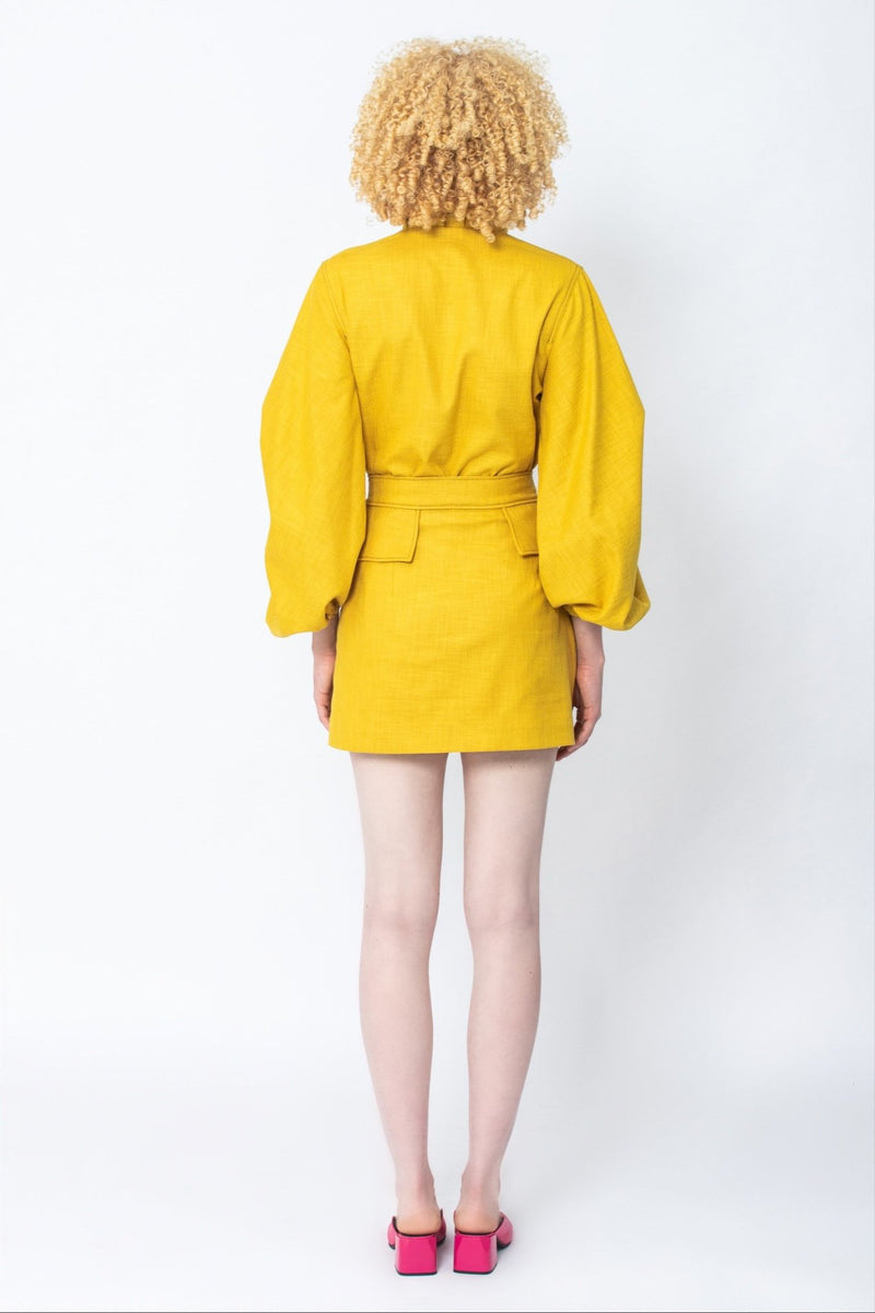 Tsakani preppy cotton ruched shirt - Judy Sanderson