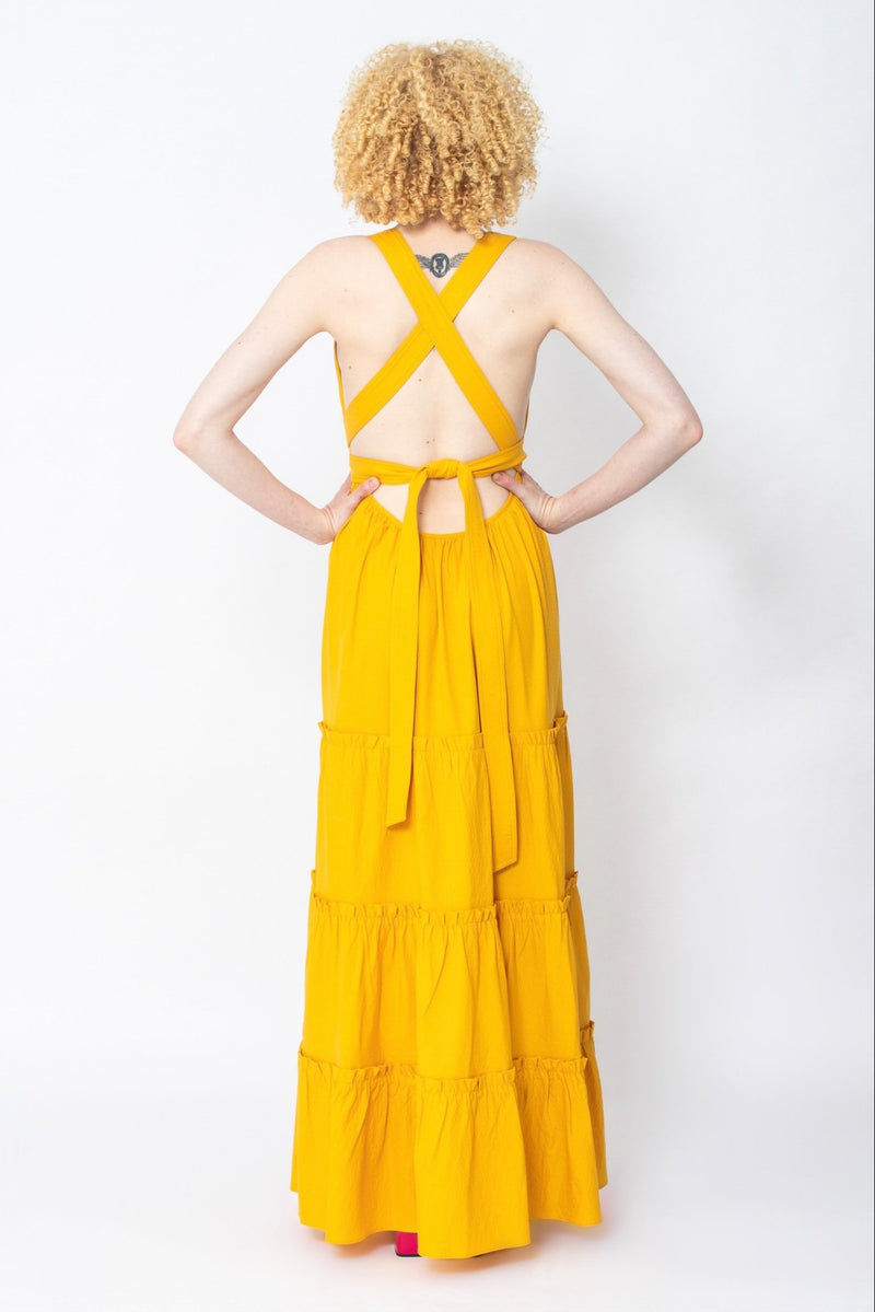 Vulombe low back maxi dress - Judy Sanderson