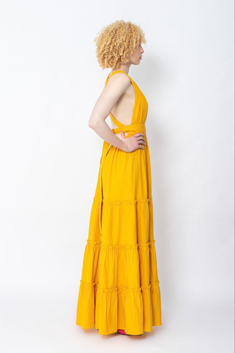 Vulombe low back maxi dress - Judy Sanderson