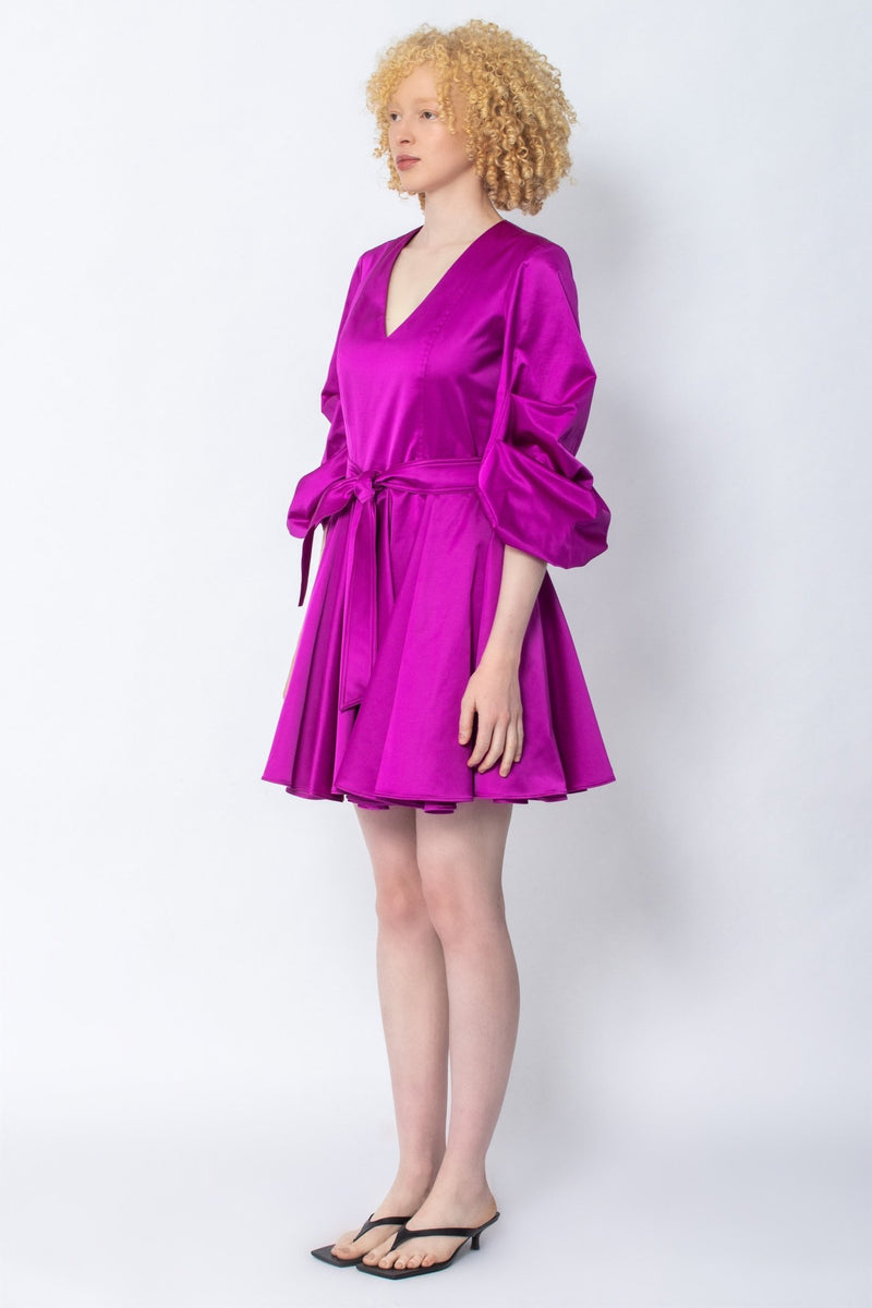 Xongisa cotton blend mini dress - Judy Sanderson