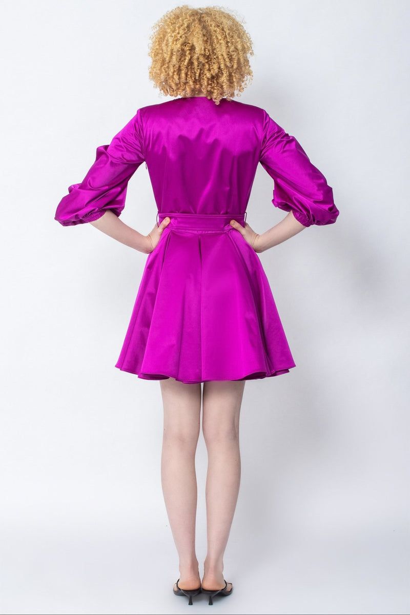 Xongisa cotton blend mini dress - Judy Sanderson