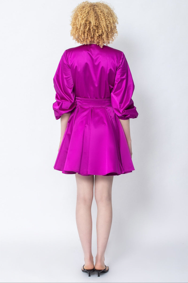 Xongisa cotton blend mini dress - Judy Sanderson